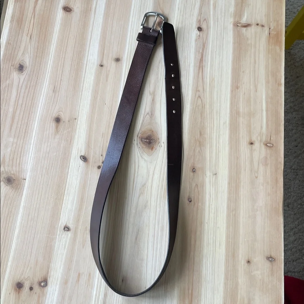 Men's Brown Genuine Leather Belt XL